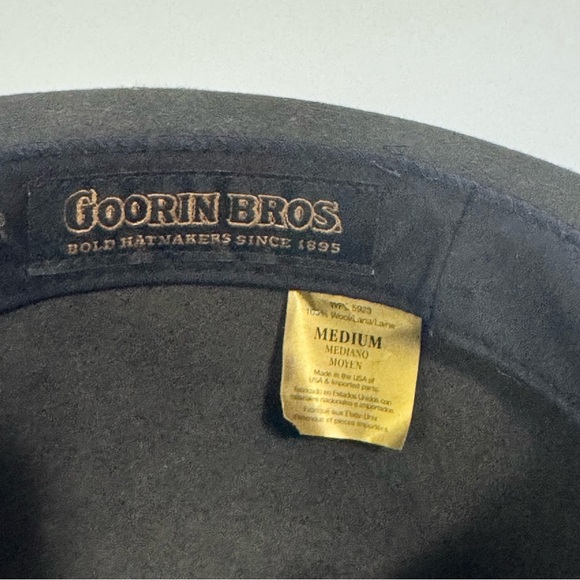 EUC Goorin Bros 100% Wool ‘Dean the Butcher’ Hat Size Medium UNISEX - Picture 3 of 7